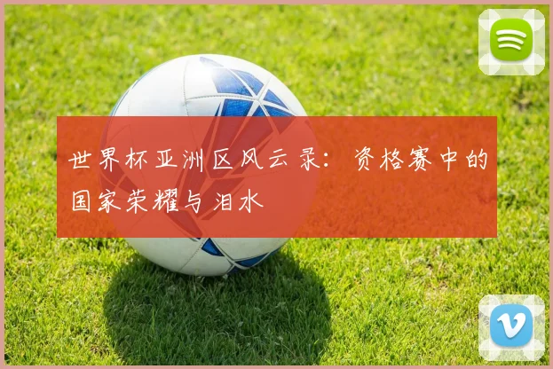 世界杯亚洲区风云录：资格赛中的国家荣耀与泪水