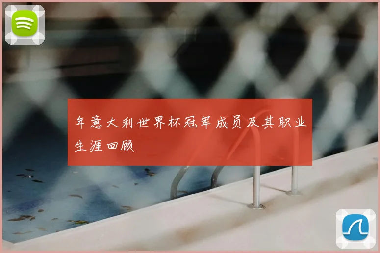 年意大利世界杯冠军成员及其职业生涯回顾